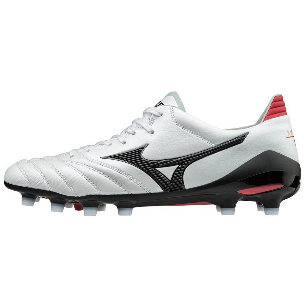 Mens Mizuno Morelia Neo II Made in Japan Soccer Cleats White/Black Philippines (OULSHT564)